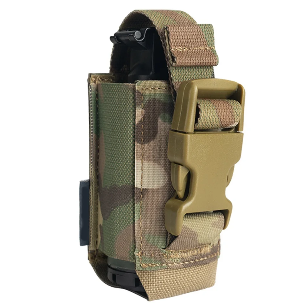 

Tactical Molle Flashlight Pouch, Multi-Function Compact Nylon Utility Tool Pounch, for Hunting Self Defense Law Enforcement