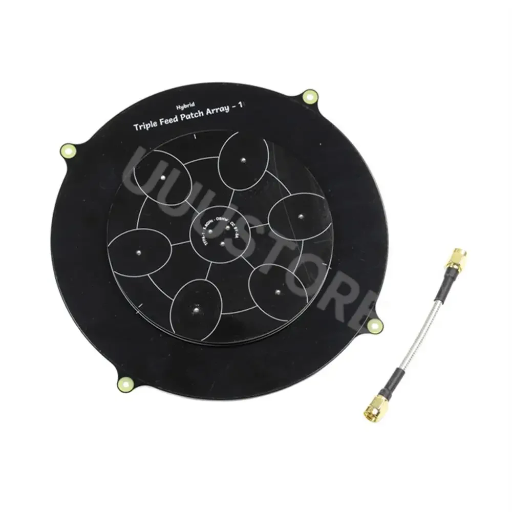 150Mm Triple Feed Patch 5.8Ghz 14dbi Pagode Array Fpv Antenne Lhcp Rhcp Sma Voor Rc Drone Fpv Quadcopter