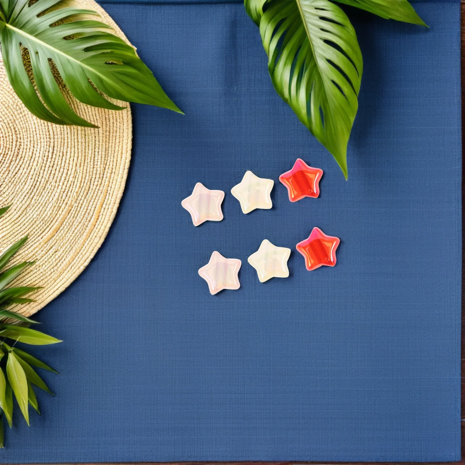 

100pcs Spacer Five Pointed Loose Beads For Jewelry Making Craft Bracelet Necklaces Earrings Large Hole Shape Beads