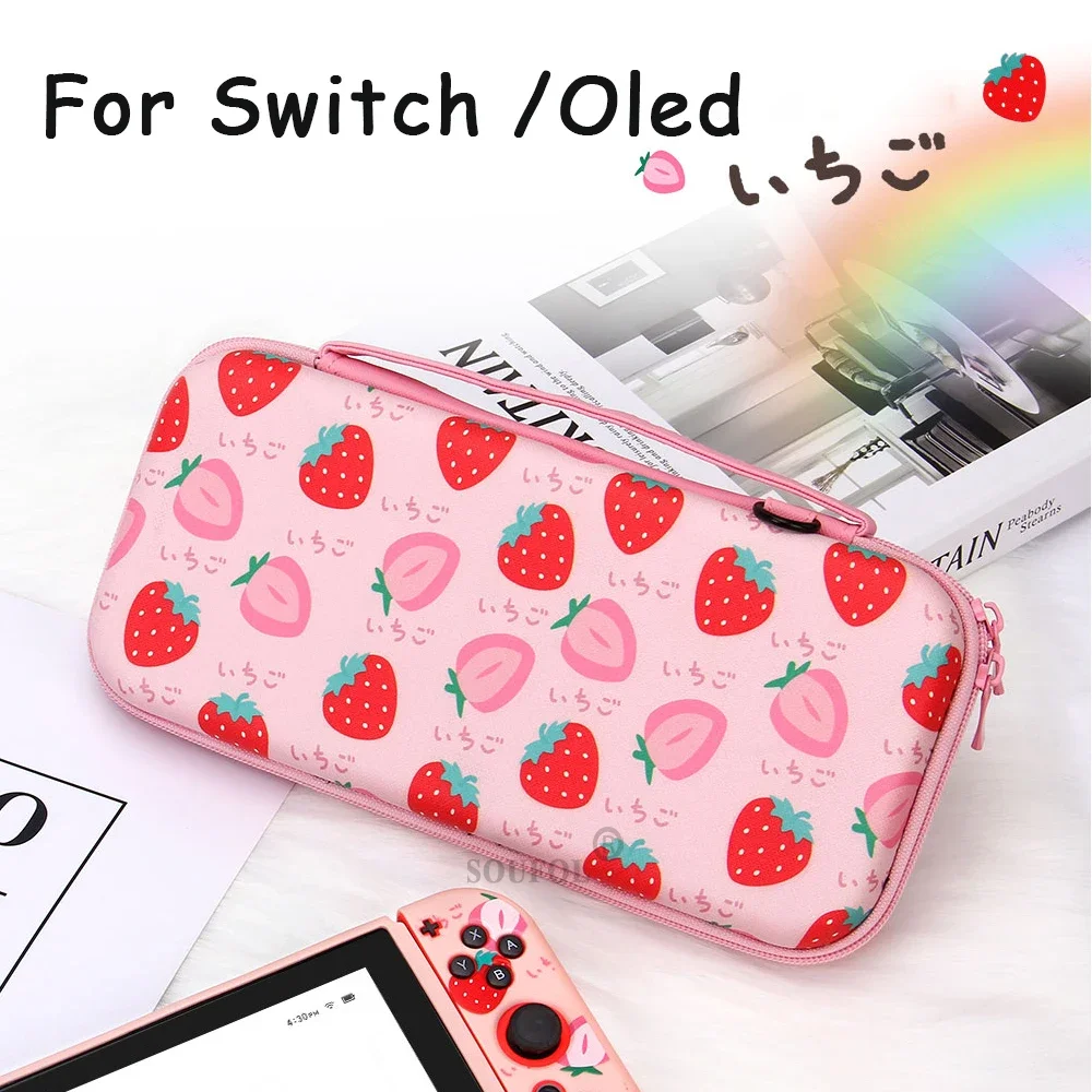 New Portable EVA Storage Bag For Nintend Switch / Oled Console Pouch Case for NS Switch Oled Carrying Bag Game Accessories