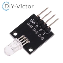 1 szt. Smart Electronics FZ0455 4pin KY-016 trzy kolory 3 kolorowy moduł czujnik LED RGB dla zestaw startowy DIY Arduino KY016