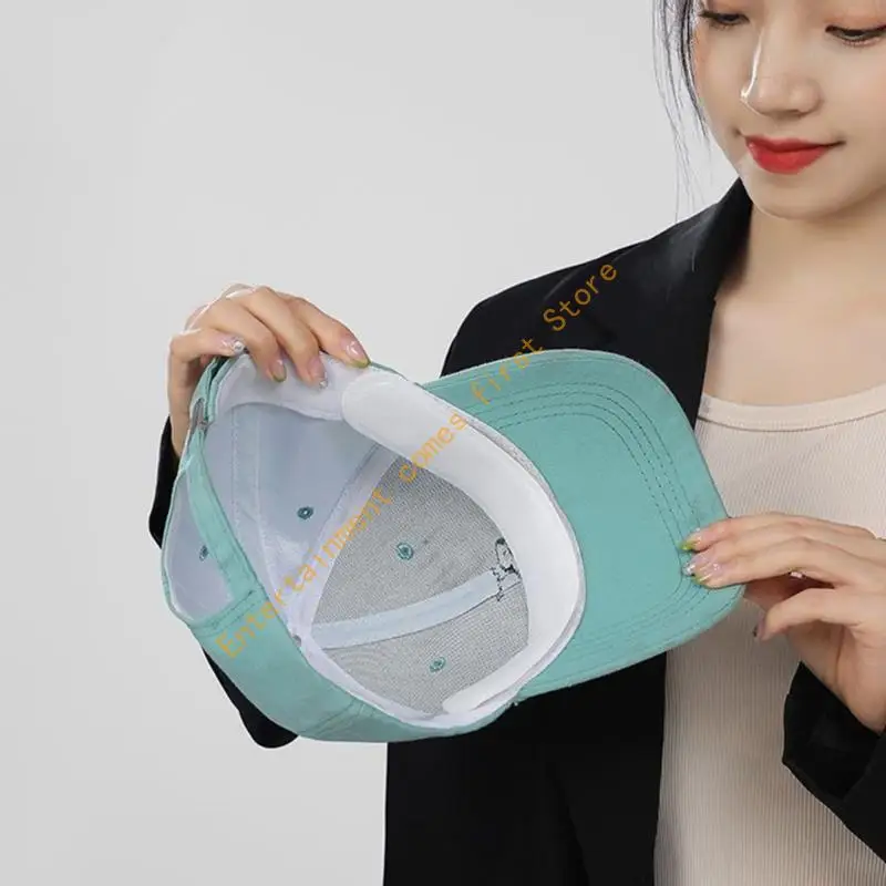 10Pieces Breathable Hat Liner Sticker Sweat Absorbing Hat Liners Invisible Cap Protectors for Sports Outdoor Activity 55KD
