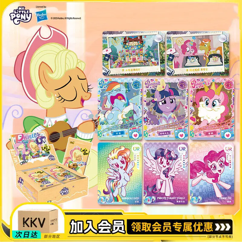 My Little Pony Tarjetas Coleccionables de Intercambio Amistad Eterna Paquete Sombra Divertida Decoración Periférica de Anime Regalo de Cumpleaños Souvenir