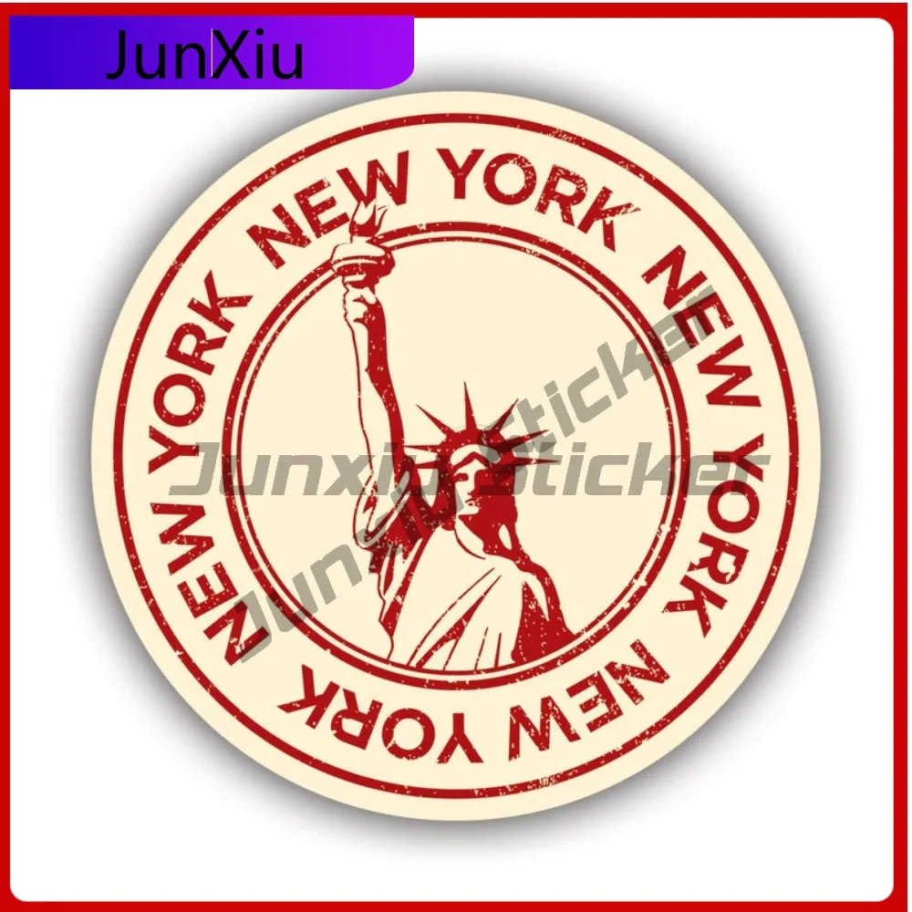 

Vintage New York Weather Resistant Scratch Resistant Cartoon For Motorcycle Truck Bumper Self Adhesive No Residue Accessories