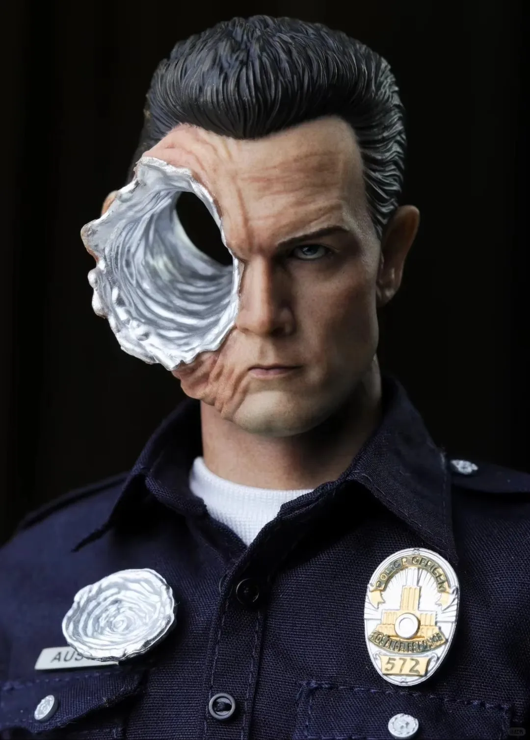 재고 있음 정품 현재 장난감 1/6 로봇 경찰 T1000 모바일 인형 Pt-Sp62 깜짝 생일 선물 모델 컬렉션 취미 장난감 선물