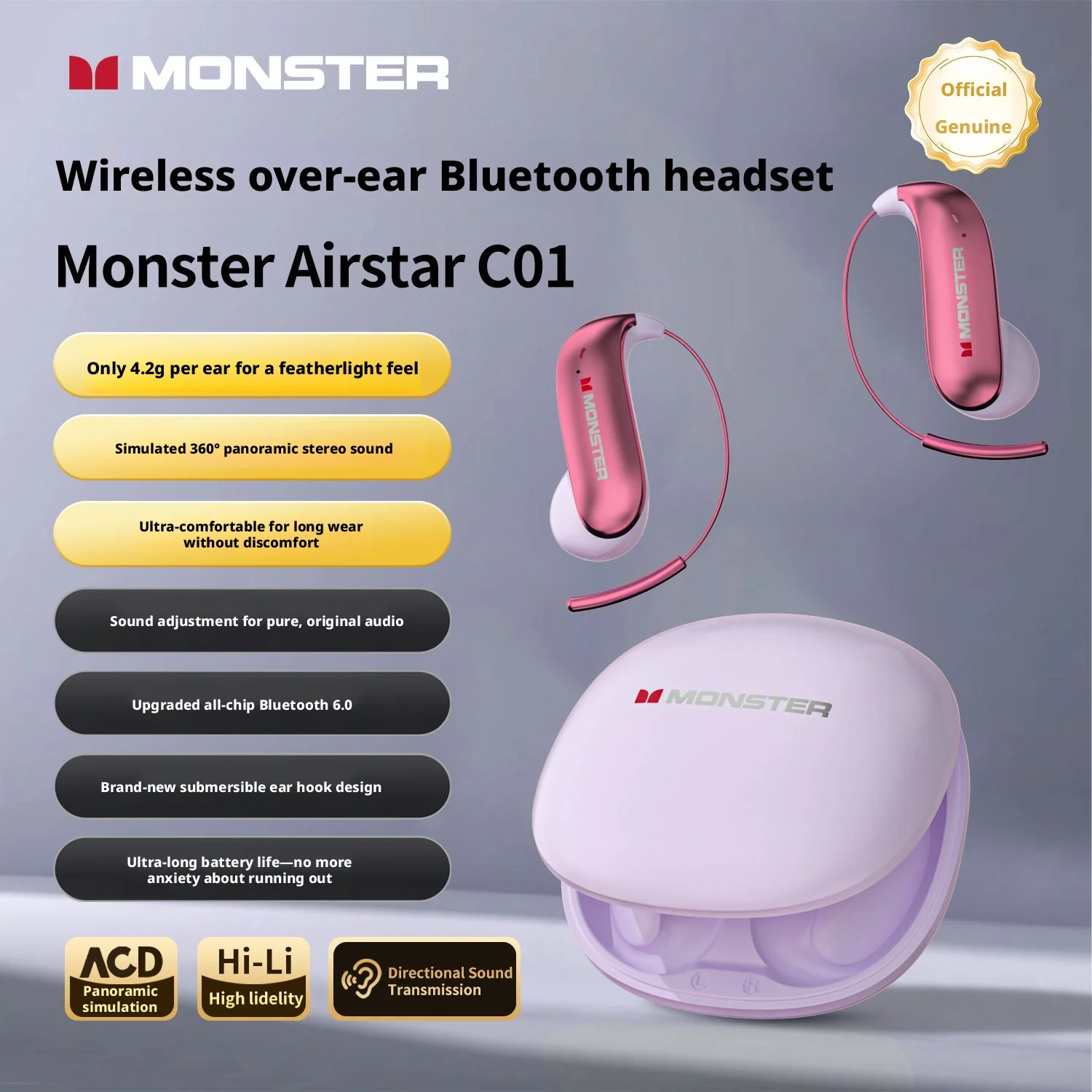 MONSTER C01 Auricolari Bluetoo - Outdoor Sport Activity recensione e prezzo