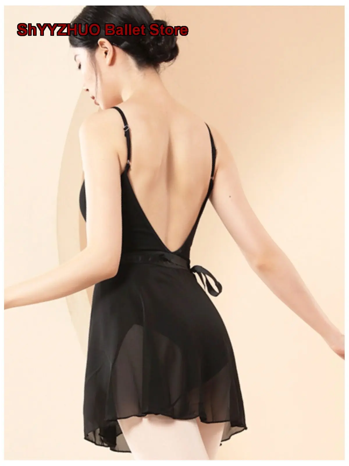 Women's Adult Dance Gymnastics Open Crotch Sleeveless Spandex Body Suit High Cut Art Exam Training