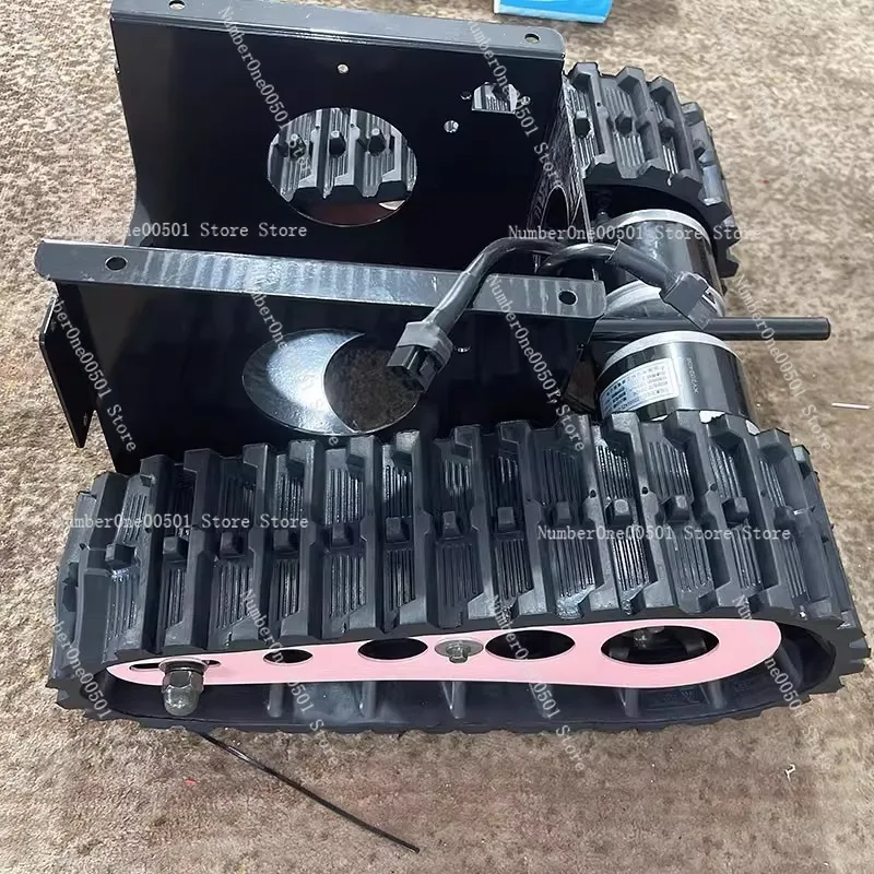 Electric Crawler Tank Accessories Beach Electric Car Outdoor Entertainment Chassis Iron Frame Dual Motor Battery Optional