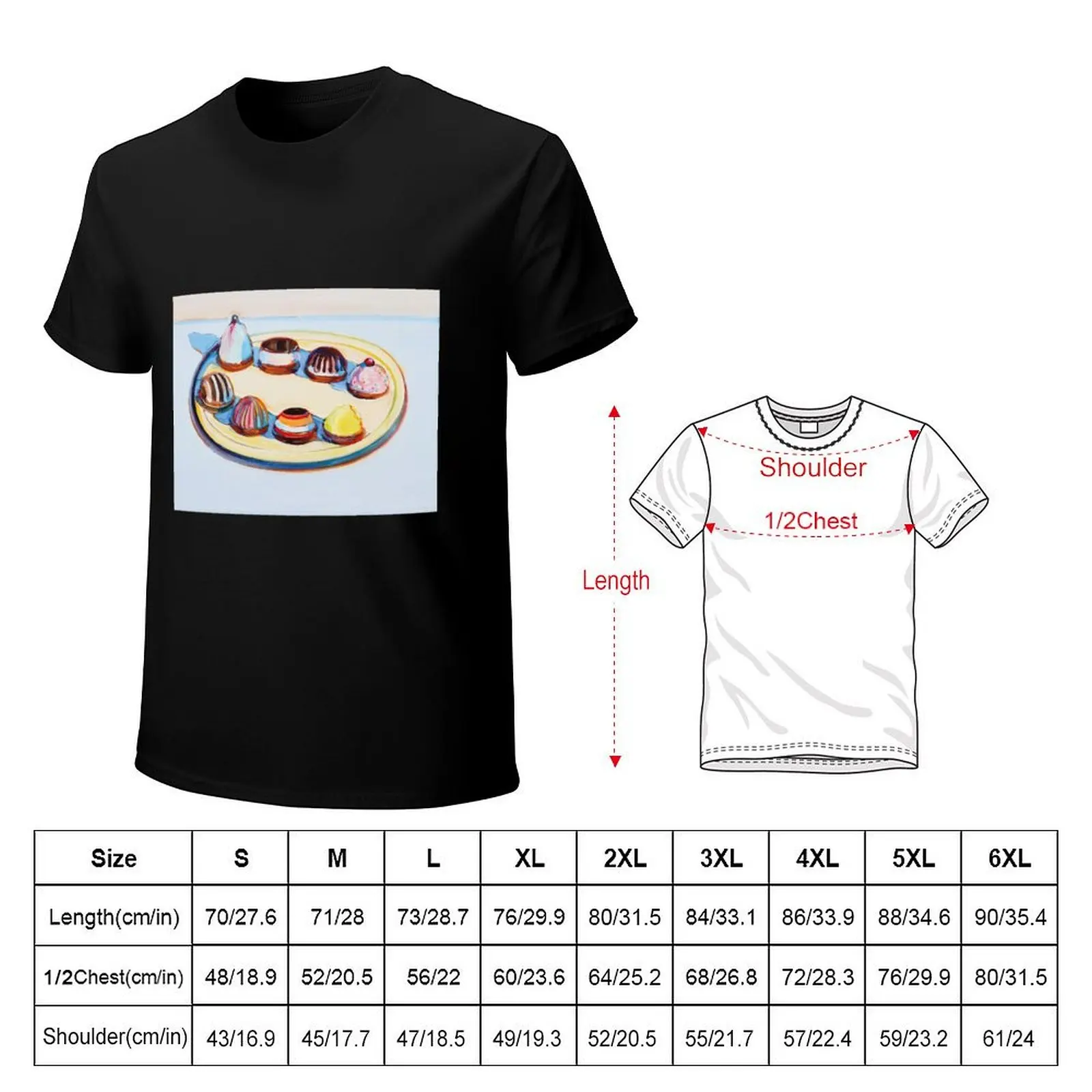 Wayne Thiebaud T-Shirt Worker Basic Short Sleeve Tee