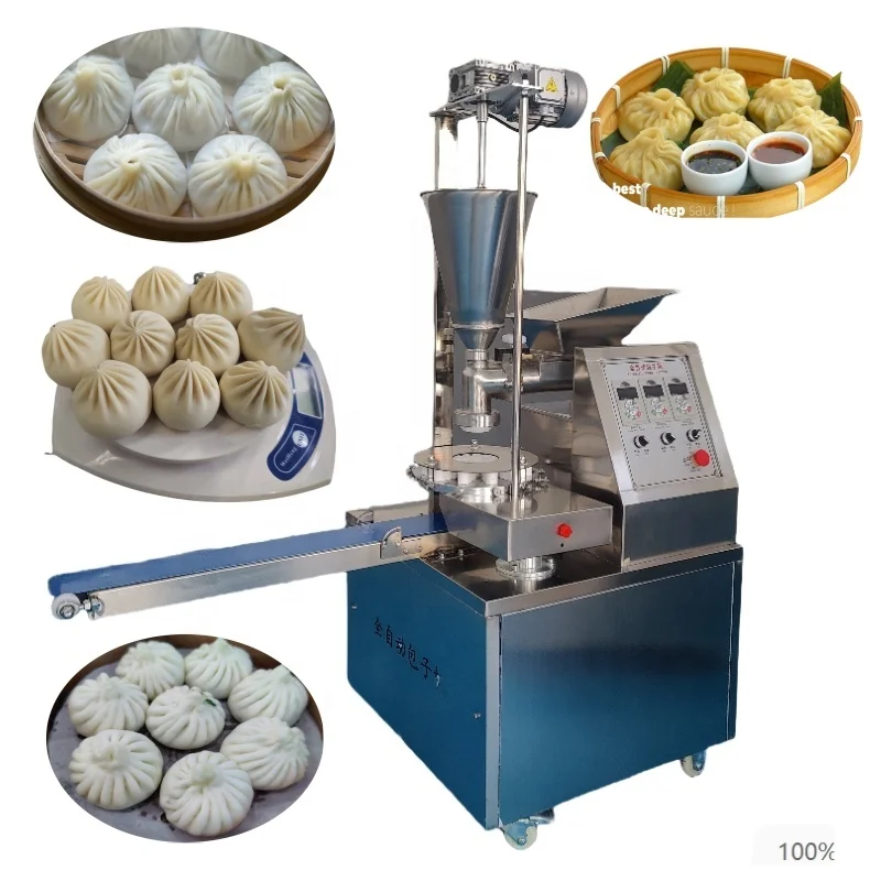 Hot Commercial Automatic Steamed Stuffed Bun Making Machine Soup Dumpling Momo Maker Kibbeh Xiaolongbao Baozi Bao Filled Machine