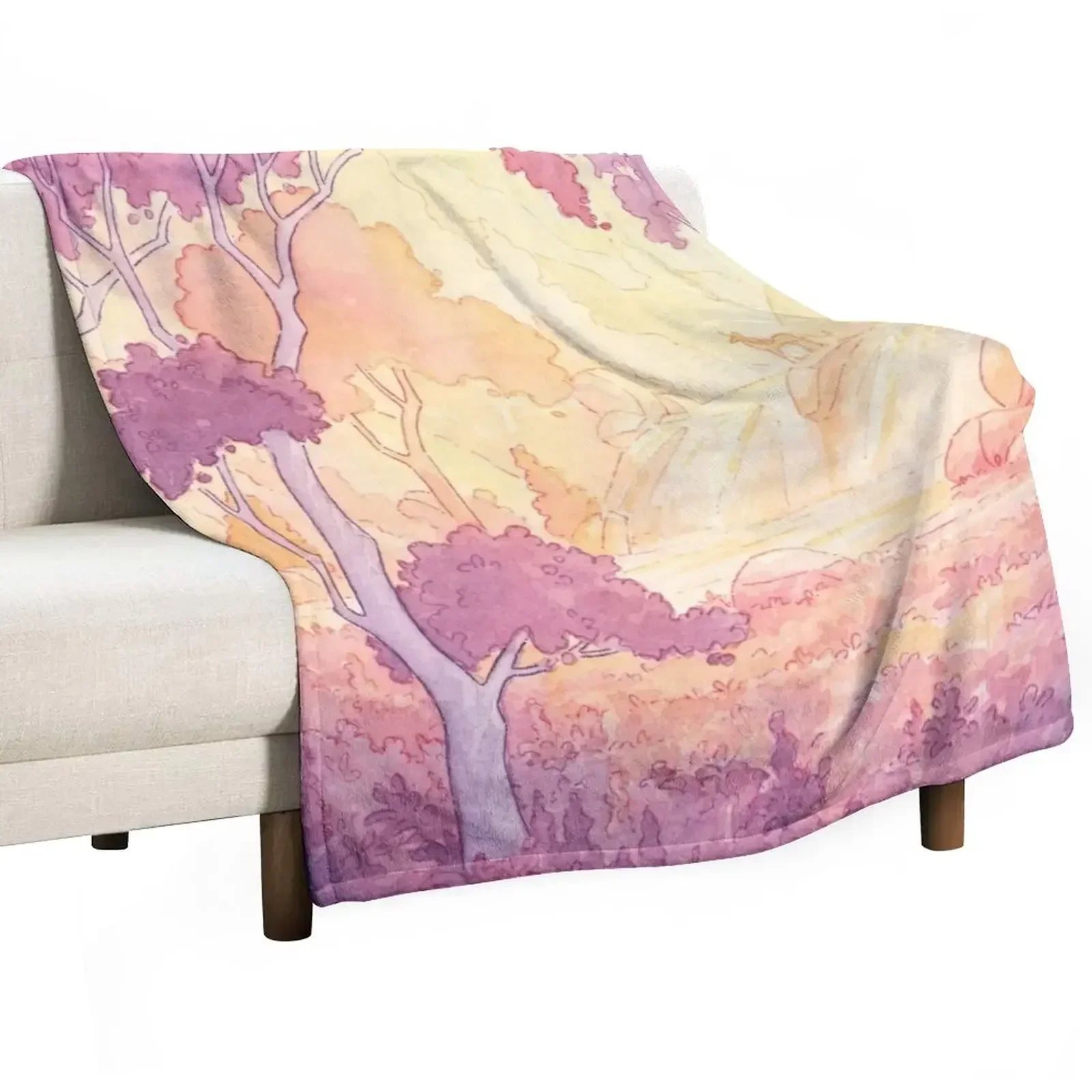 

The Last Unicorn Throw Blanket Beach Sofa Quilt Softs Blankets