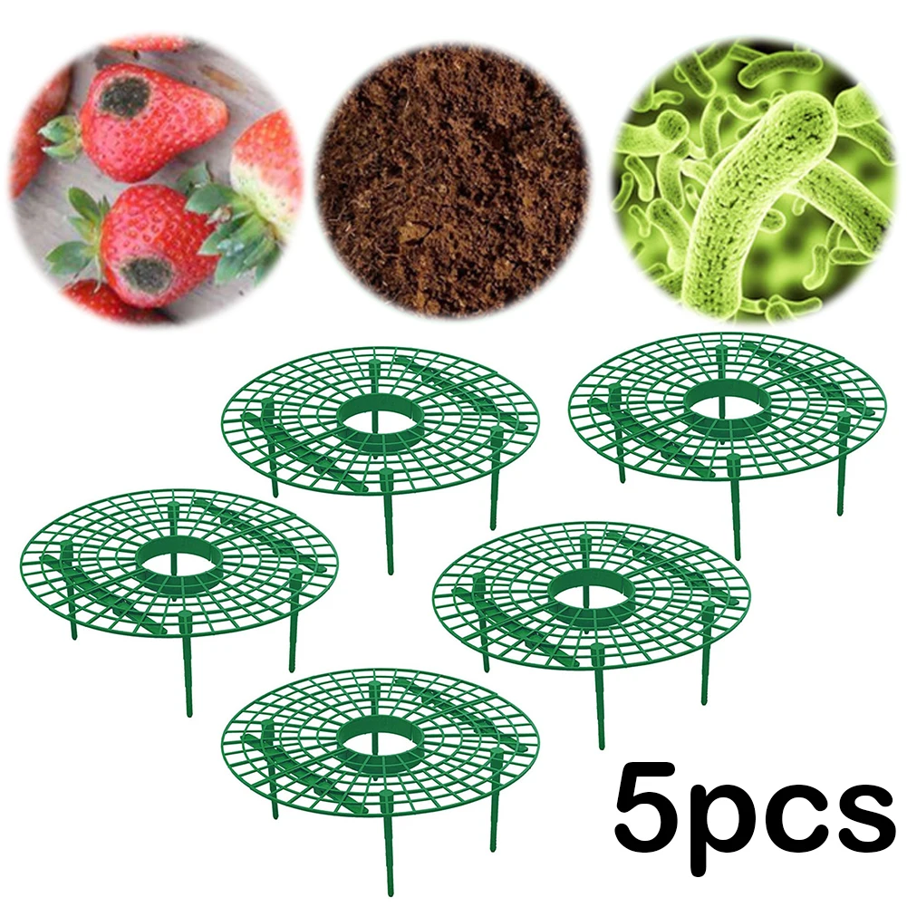 Strawberry Supports with 4 Sturdy Legs Vegetable Growing Rack Keep Berries Clean Gardening Stand for Protecting Strawberries