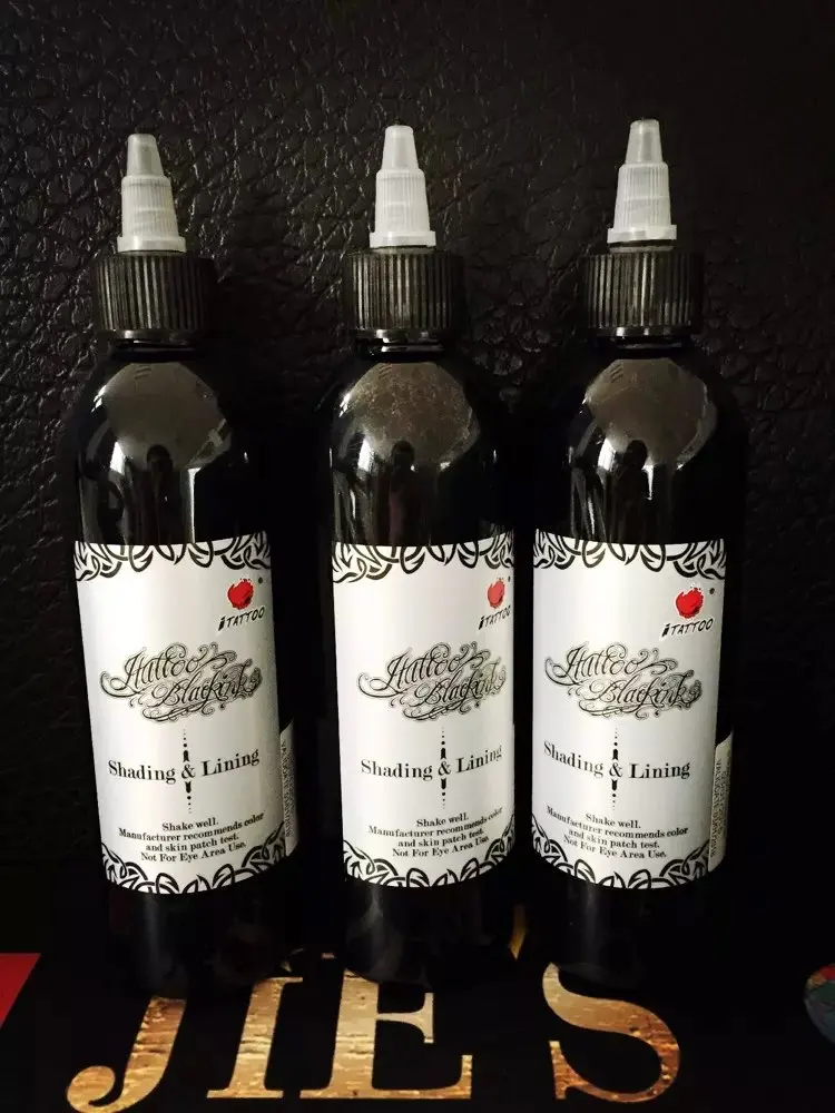 250ML black tattoo ink tinta de labios microblading tatouage tinta para tatuar equipment microblading supplies tatoo