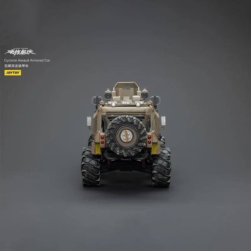 JOYTOY Action Figure Cyclone Assauit Armored Car Model Movable Personnel Carrier Toys Multipurpose Collection Ornament