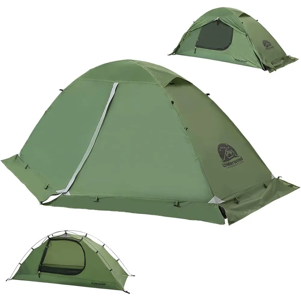 

1-Person Lightweight 4-Season Waterproof Backpacking Tent for Cold Weather