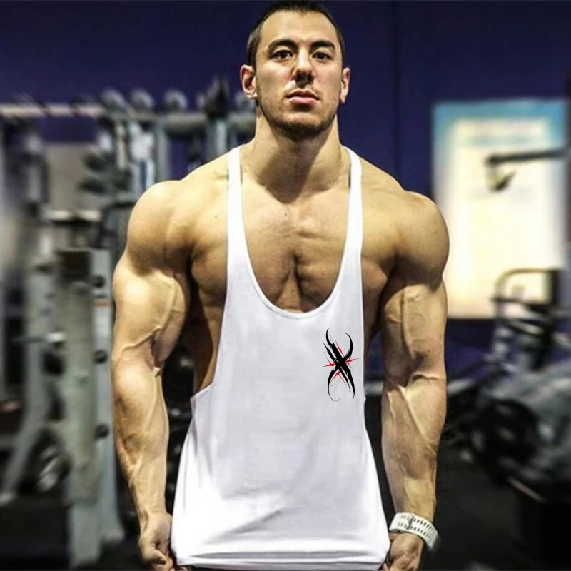 Men’s Gym Tank Top, Bodybuilding Stringer Vest with Structured Fit, Engineered to Highlight Muscle Definition in Workouts
