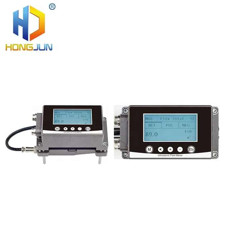 HLF500 Clamp On RS485 External Card Flow Watch Snap Ultrasonic Flowmeter