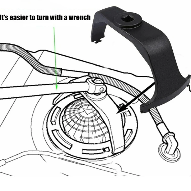 Alat Pengunci Cincin Tangki Bahan Bakar, Alat Pelepas dan Pemasangan Sensor Pompa Bahan Bakar untuk BMW Benz Volvo Jeep Setara OEM 6599