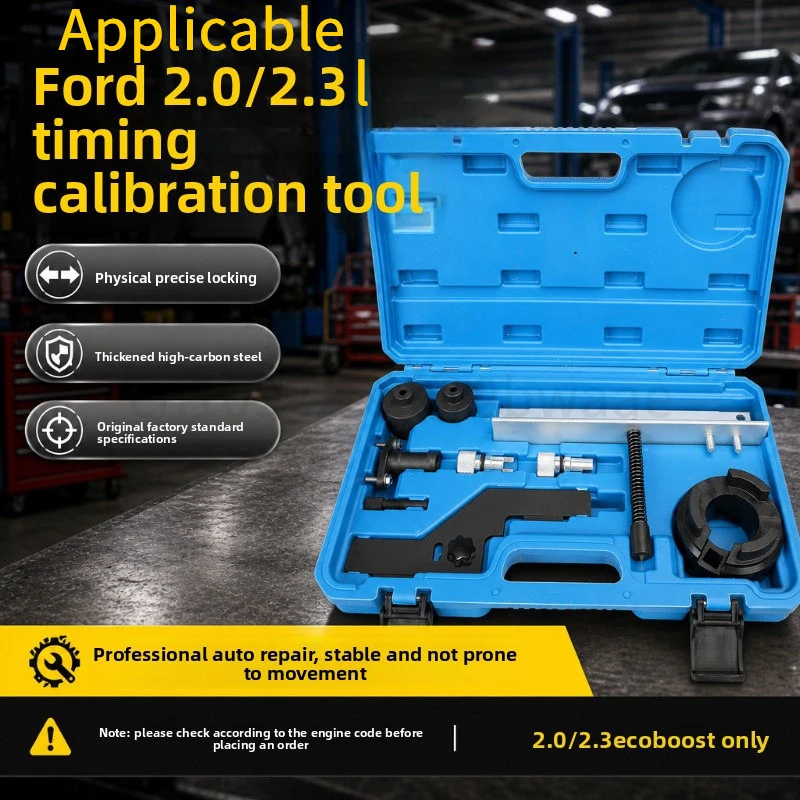 Camshaft Holding Alignment Timing Kit For Ford Crankshaft Damper Holder Balance Shaft Preload & VCT Solenoid Seal Installer Tool