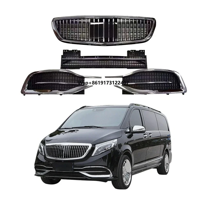 

Refit Auto Body Kits Bumper With Grille Upgraded Vclass Parts