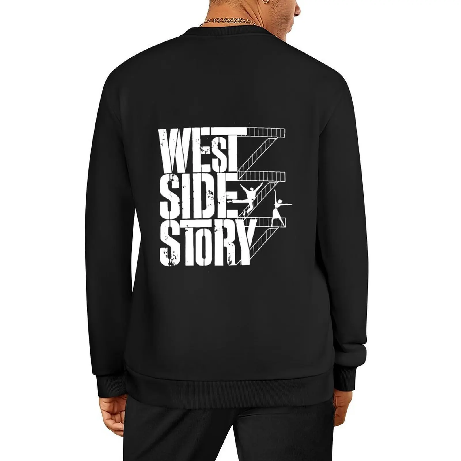 

West Side Story Leonard Bernstein Stephen Sondheim Musical Poster Pullover men's winter sweater korean style clothes sweatshirts