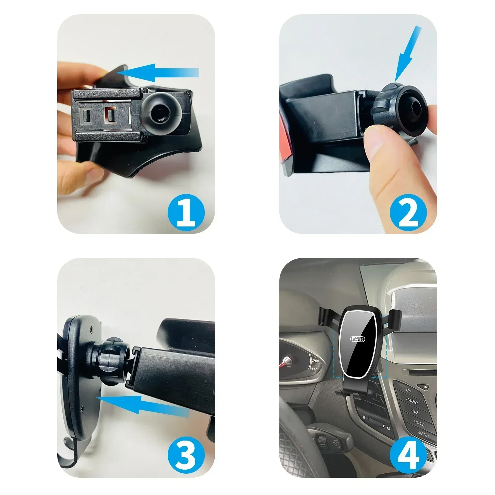 

Car Mobile Phone Holder for Cadillac XT6 XT5 2016~2025 GPS Bracket Accessories Navigation Stand Auto