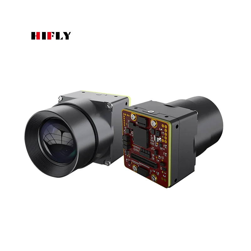 HIFLY عدسة 19 ملم و1280x1024 وحدة كاميرا حرارية صناعية صغيرة LWIR لمراقبة الحرائق