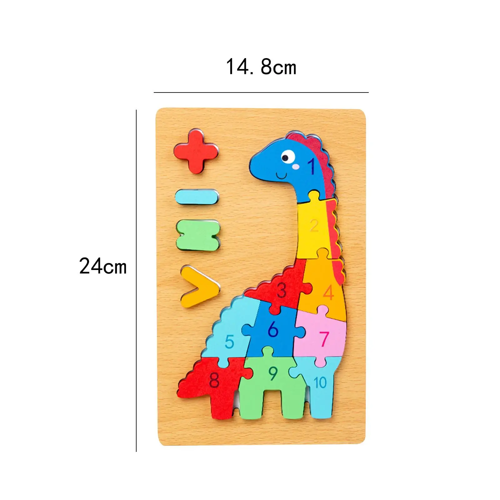 Jouets animaux de puzzle de chiffres pour la motricité fine de la maternelle, garçons et filles