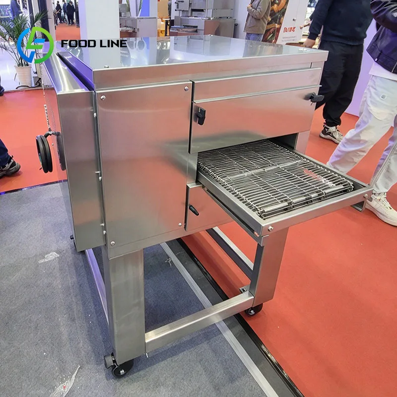 Commercial Conveyor Pizza Oven Pizza Baking Machine For Pita Chips And Lavash Bread Production Customized