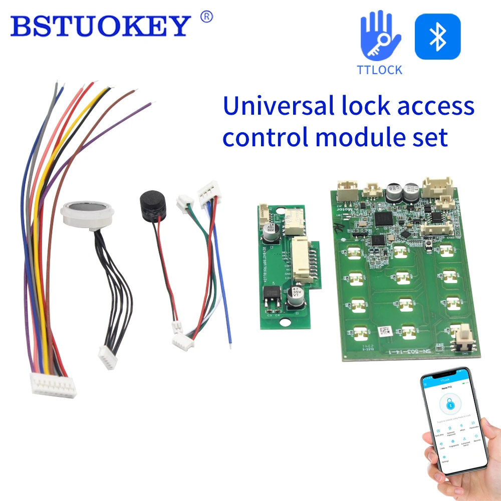 

TTLOCK Mobile Phone App NFC Relay Control Board Fingerprint Control Module IC Card Access Controller Car Key DIY Unlock Switch