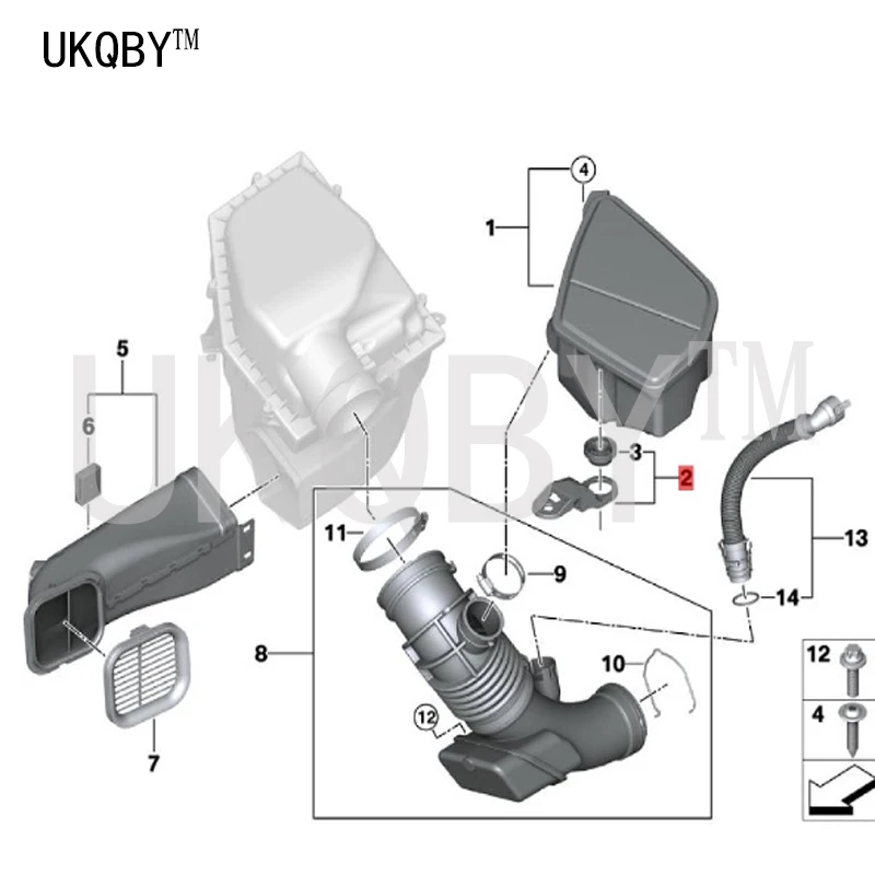 Bracket resonator 1system G38 G20 G31 528Li 13718623292