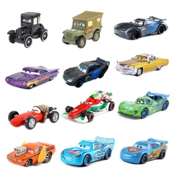 Disney Cars Racing Car Toys Litchi Granny Lightning McQueen Oil boss Storm Jackson Alloy Racing 1：55 Metal Model Kids Gifts