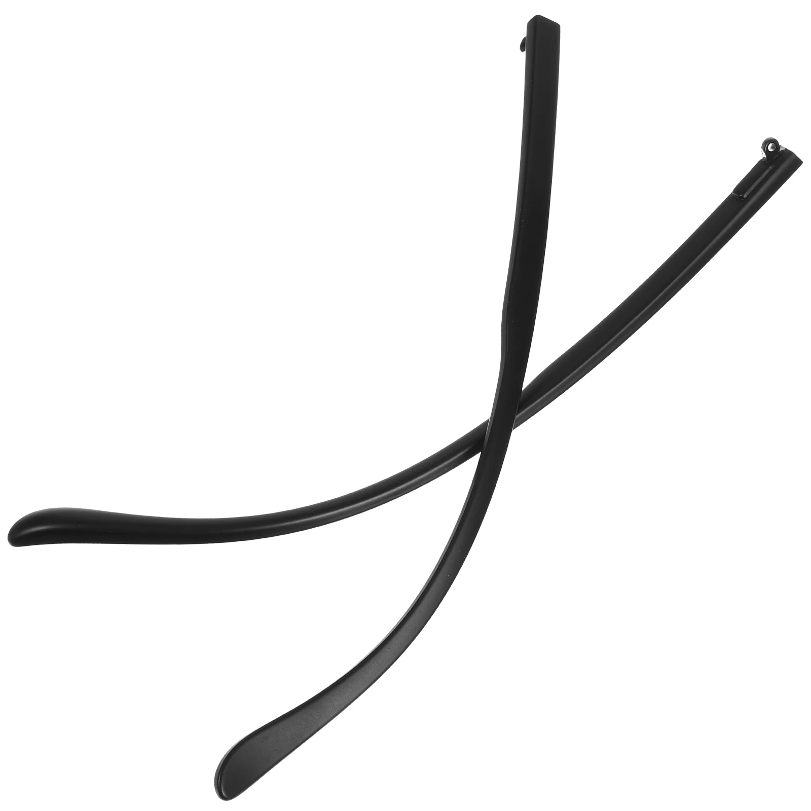 

Eyeglasses Leg Bracket TR90 Replacement Arms 5# Flat Tooth Black 1 Pair Nonslip Comfortable Glasses Accessories