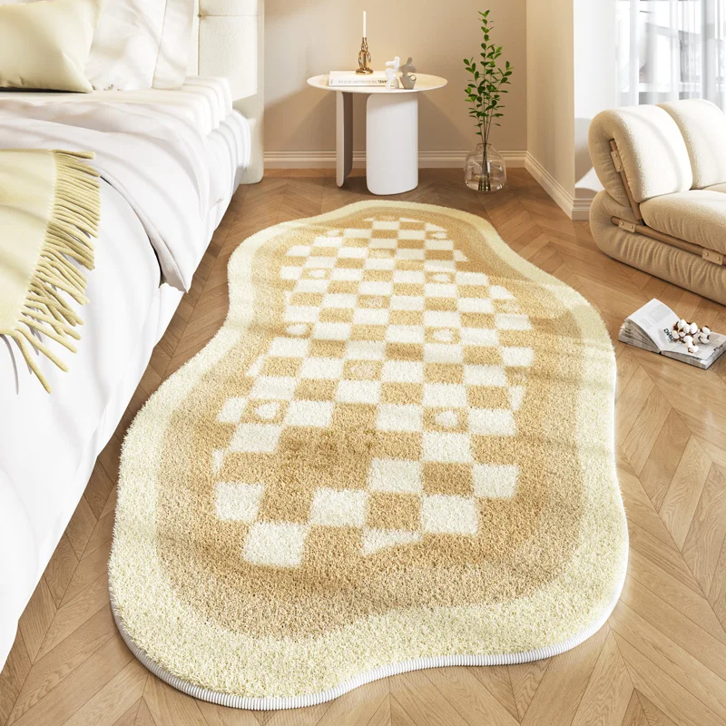 

Japanese Simple Bedroom Bedside Plush Carpet Modern Living Room Decoration Carpets Home Cloakroom Bay Window Fluffy Soft Rugs