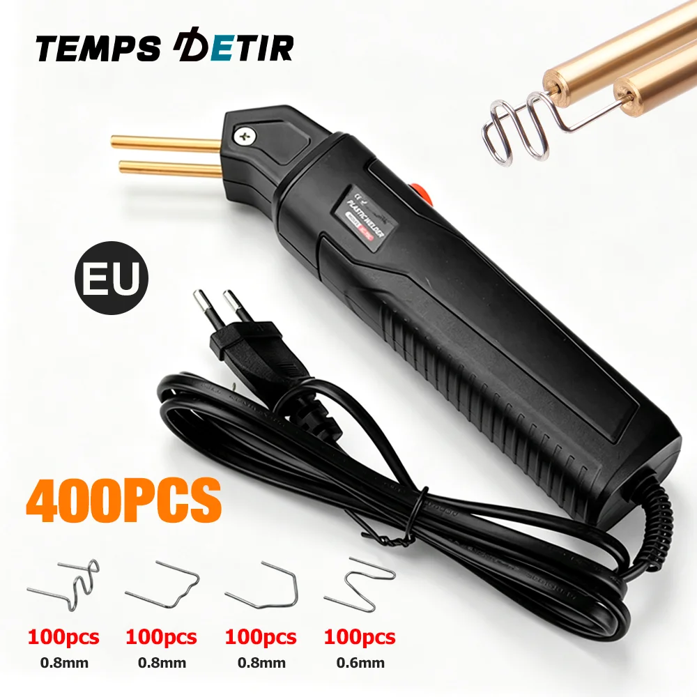 Multifunction Welder Kit with 400PCS Hot Staples Car Bumper Repair Kit Welding Machine for Car Kayak and Plastic Product Repairs
