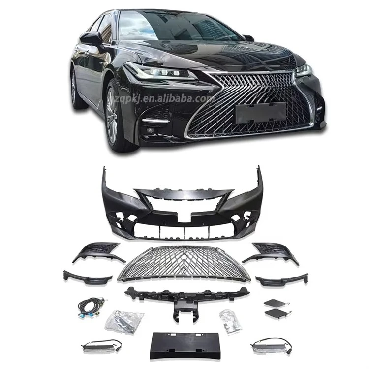 

LS Front Bumper Apply From 2019 to 2023, the Asian Dragon Upgrade Front Bumper Body Kit Car Front Grille