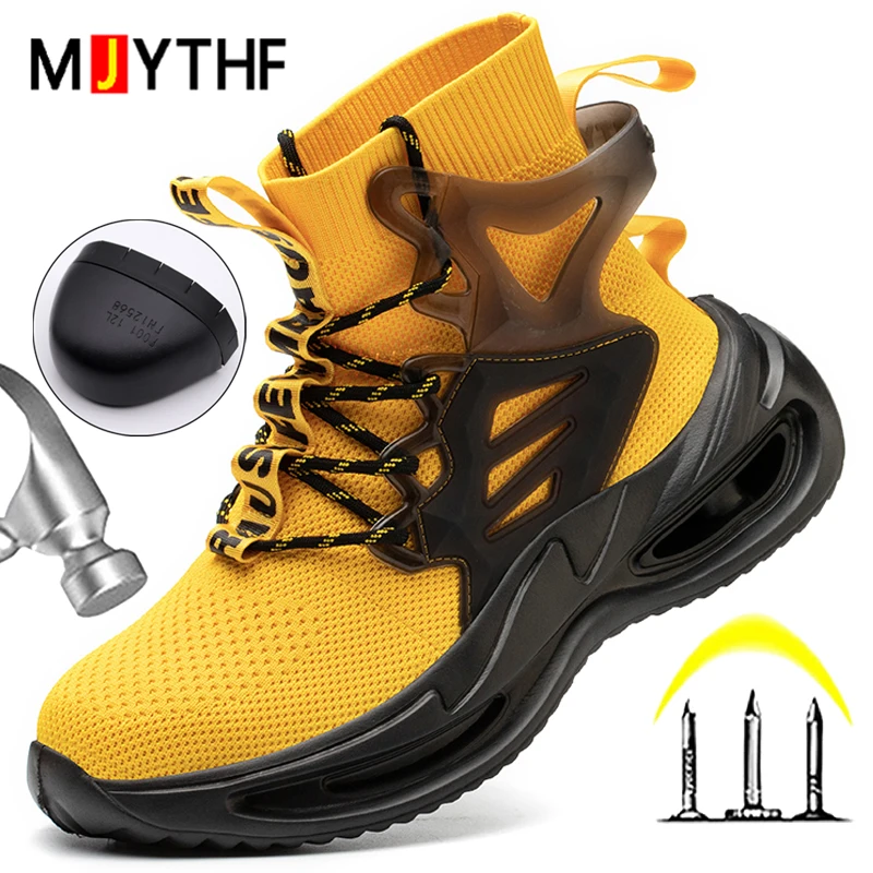 

Модные кроссовки, мужские ботинки, обувь со стальным носком, рабочие ботинки, защитная обувь, мужская защитная обувь с защитой от проколов, рабочие кроссовки, безопасность