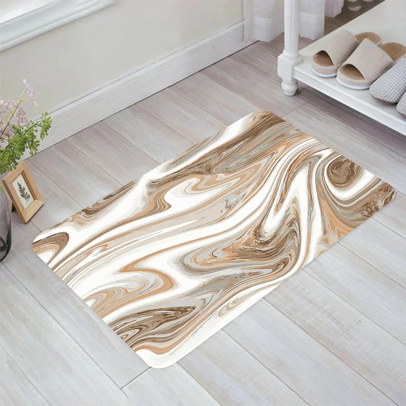 Strata Liquid Floor Mat Home Carpet Entrance of House Room Rugs Carpets Kitchen Rug Balcony Foot Doormat Door Mats Bathroom Bath