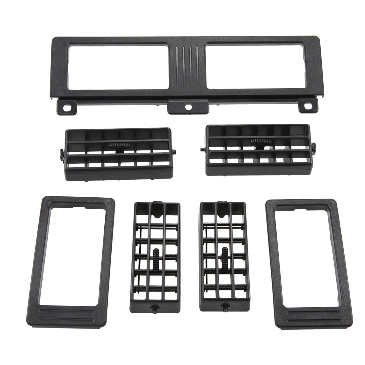 Dashboard AC Air Condition Heater Vent Grille Outlet Panel Louver Set For Nissan Navara D21 Hardbody Pickup 1986-1997 Auto Parts