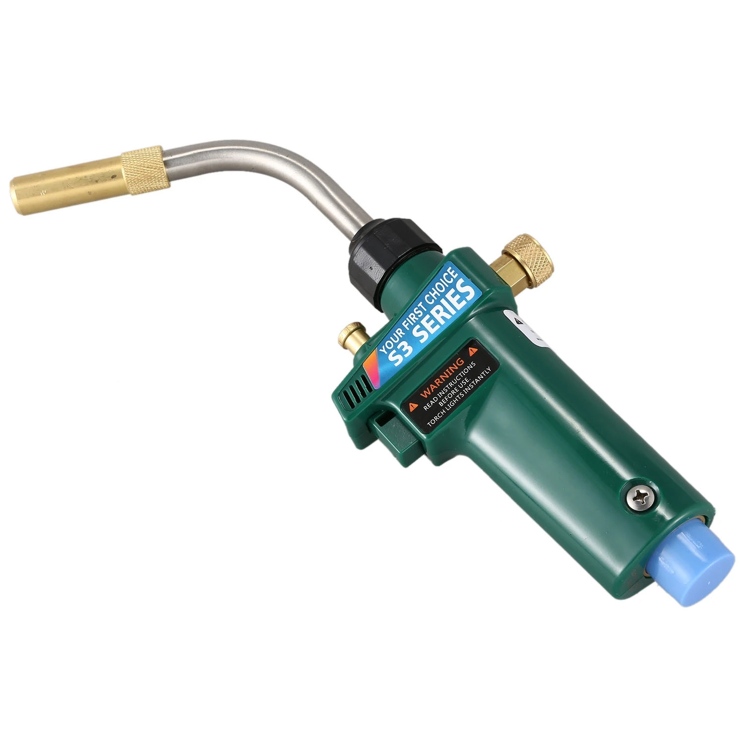 

New Shown-Braze Welding Torch Mapp Propane Gas Torch Self Ignition W Trigger Style Cga600 Heating Solder Burner