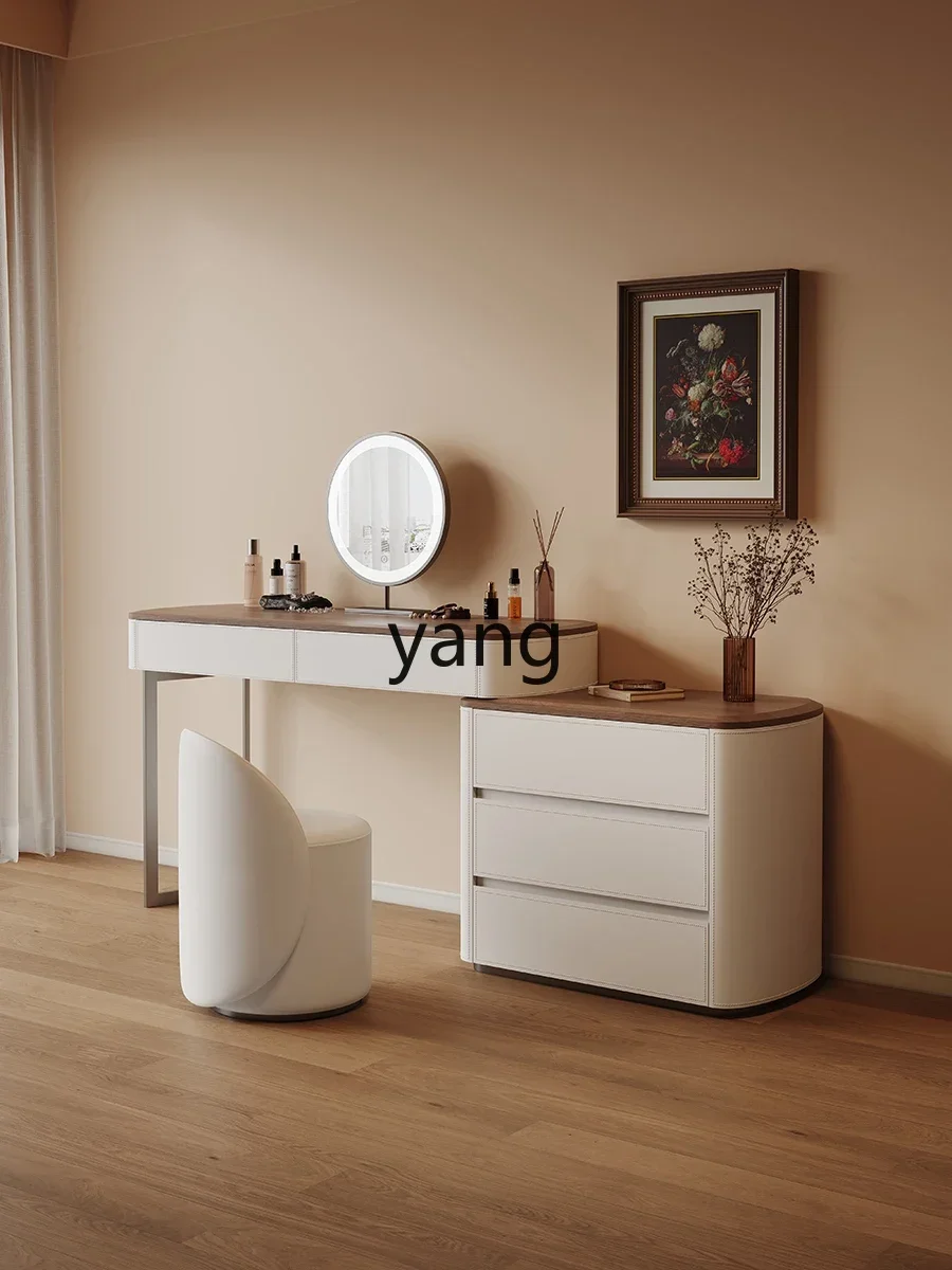 LH new dresser small apartment simple bedroom solid wood makeup storage integrated cabinet