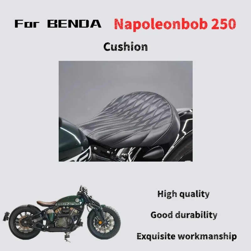 For Benda Napoleonbob 250 modified retro single front seat bobber widened and thickened front seat comfort cushion accessories
