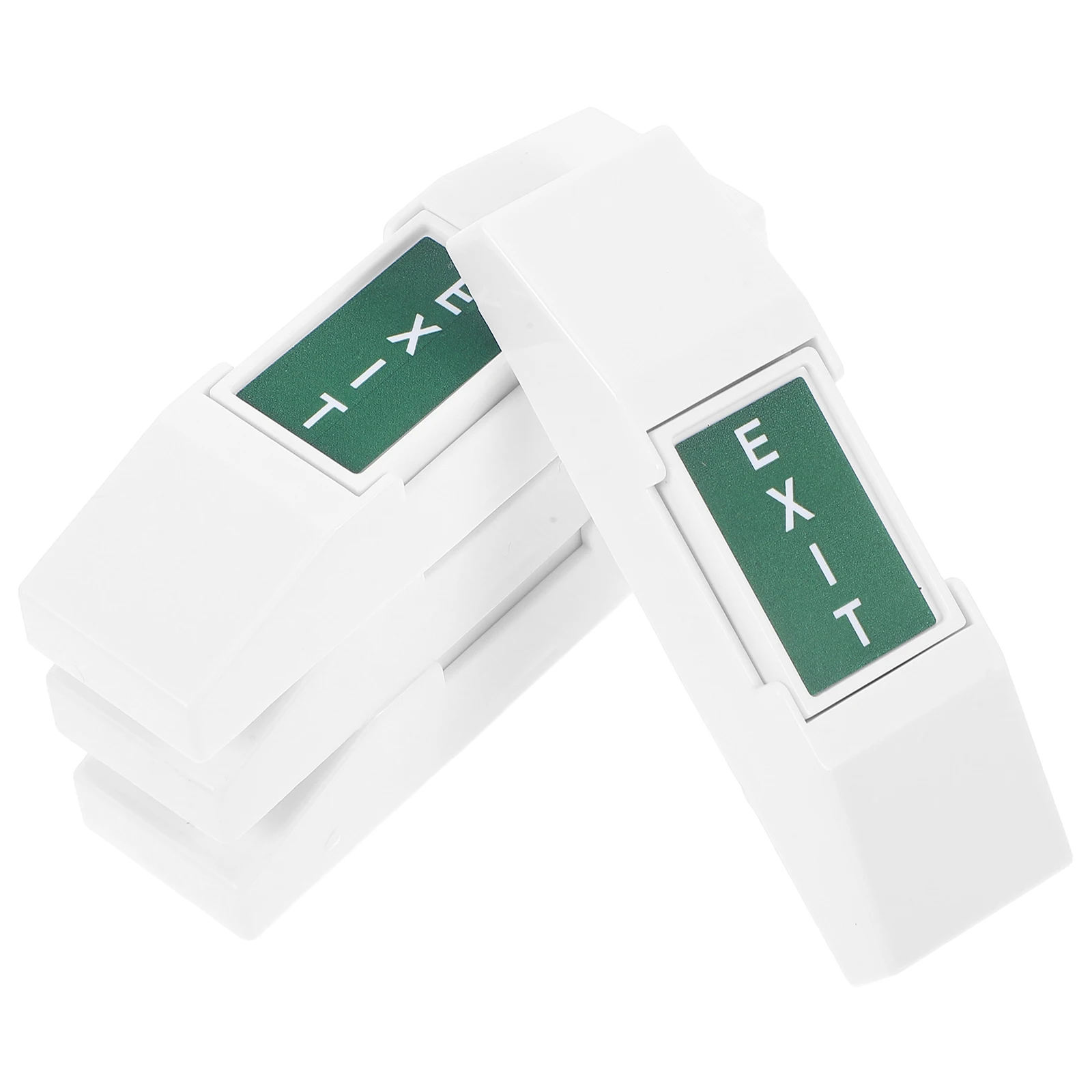 4Pcs Emergency Exit Button Switch Sleek Panel Design Quick Door Release for Emergency Situations Exit Switch Wall Mount Access