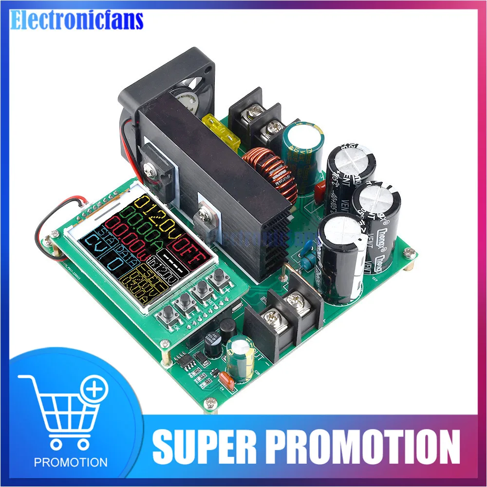 BST900W LED Display Control Boost Converter High Precise 9-60V to 10-120V DC Converter Step Up Power Supply Module Regulator