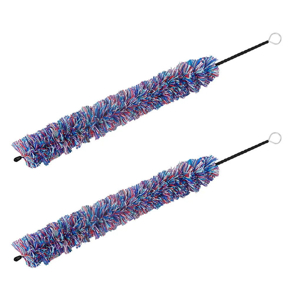 

2 Pcs Instrument Cleaning Tools Saxophone Brush Music Clarinet Rubber Cleaner for