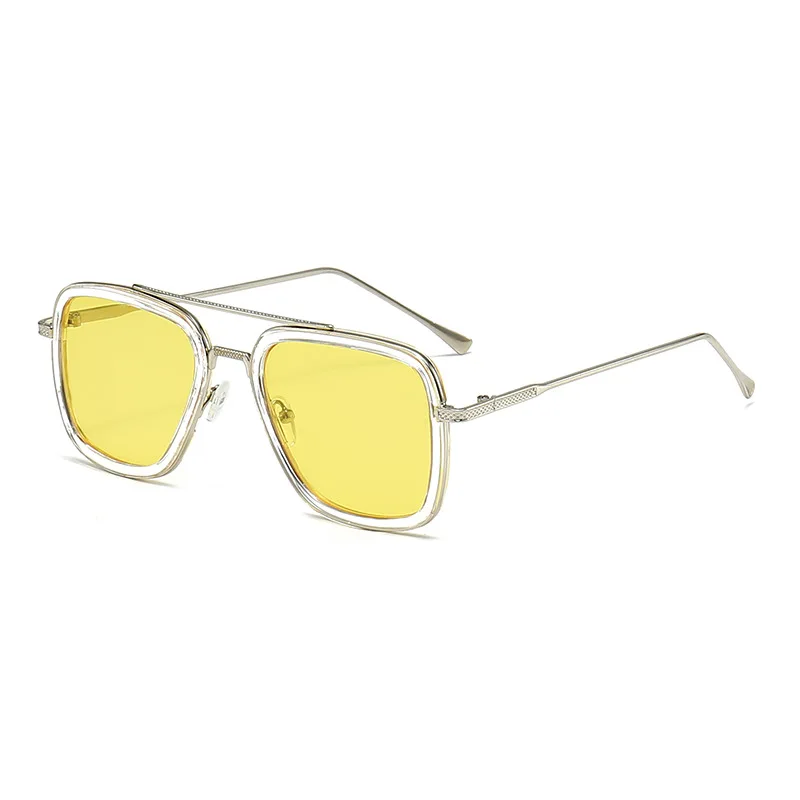 Vintage Metal Frame Square Sunglasses Women Men Rectangle Sun Glasses Female Eyewear Sunglasses for Male Female Eyeglasses image 6