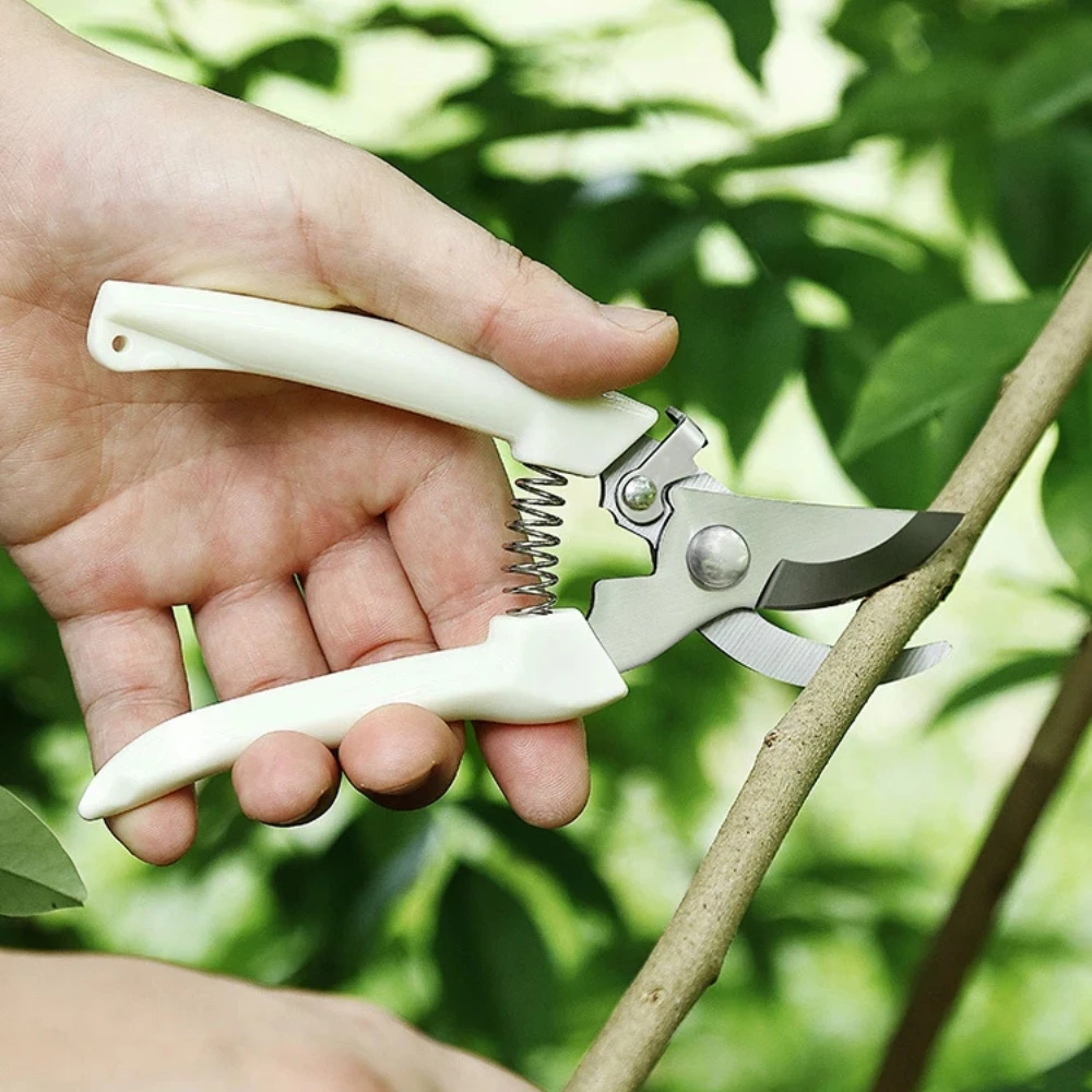 전문가용 가지치기 가위 스테인리스 다기능 가위 과일 따기 꽃 정원 가위
