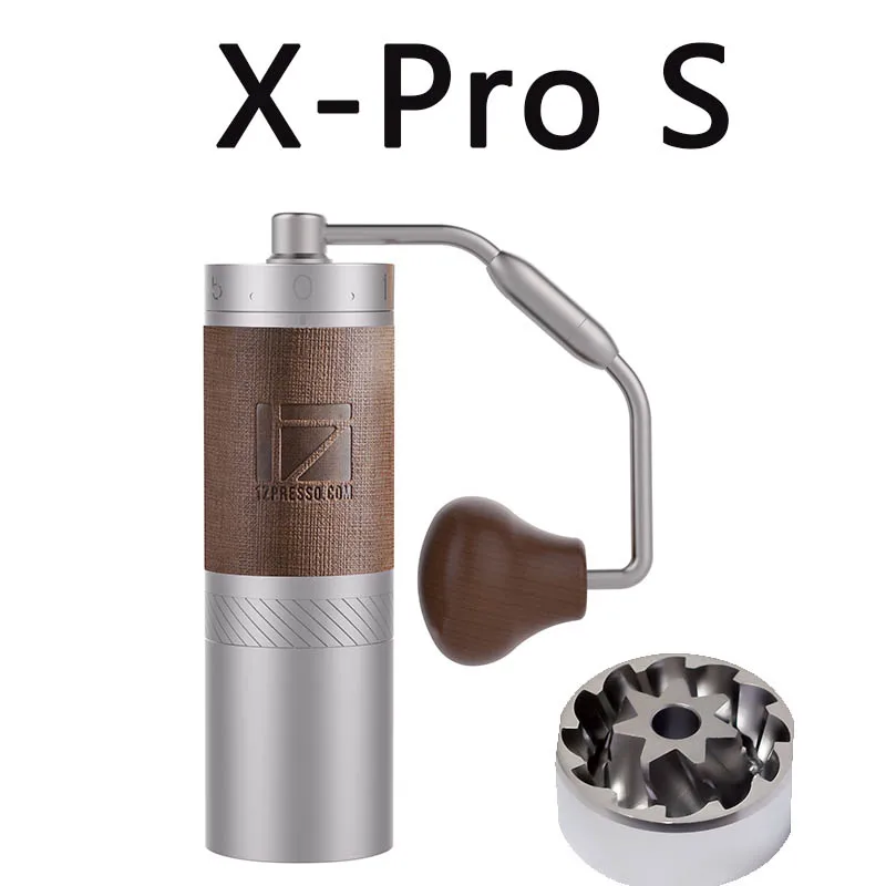 1zpresso XPro JS/JE manuale macinino da caffè portatile mulino di caffè in acciaio inox conico burr portatile manuale di caffè cuscinetto