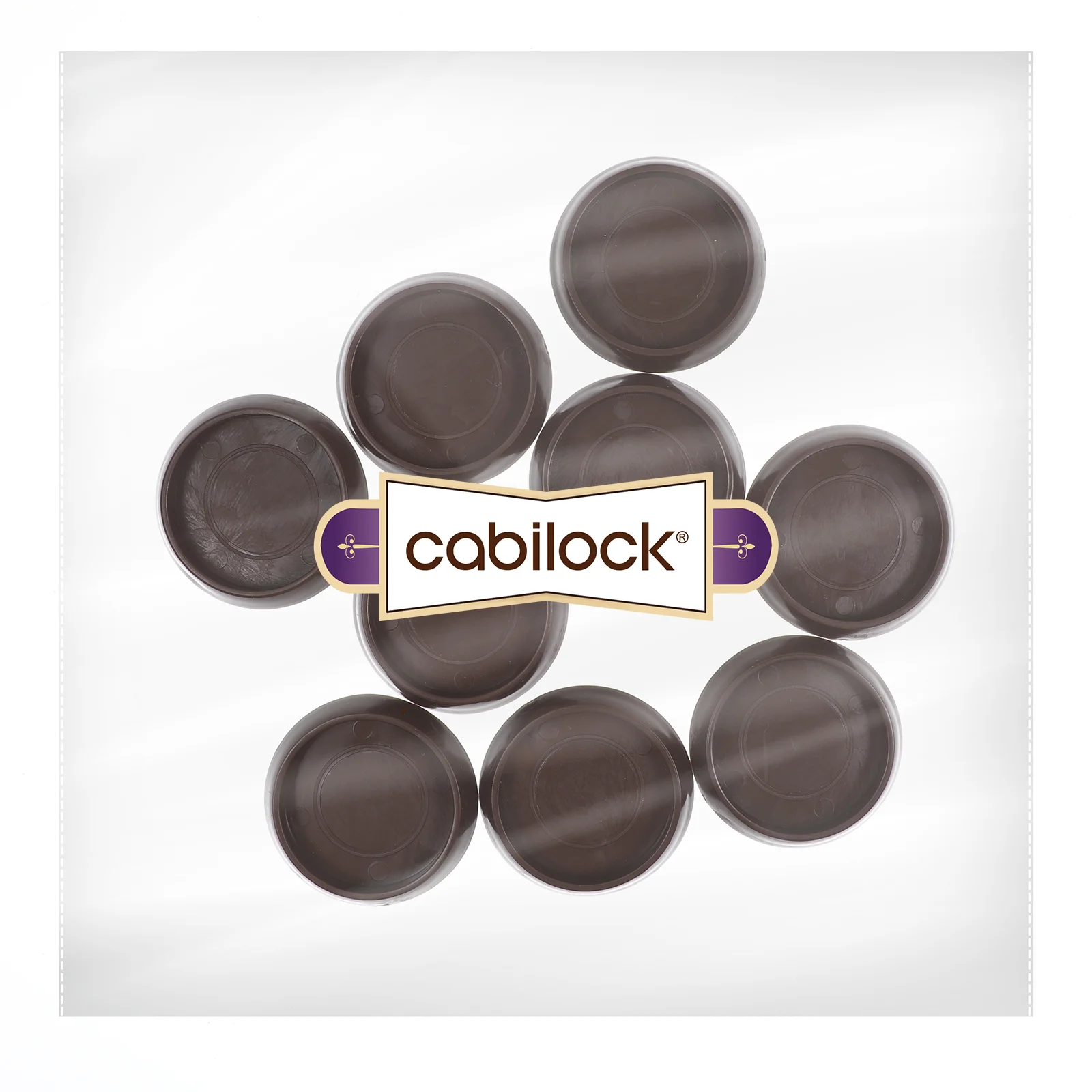 10 Pcs Caster Cup Legs for Equipment Rubber Pad Feet Furniture Gripper Prevent Round Rugs Non-slip Back to Weave Foot