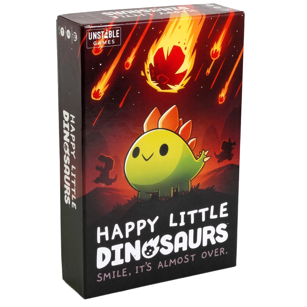 Unstable Games Happy Little Dinosaurs Base Game Competitive Sabotage Funny Card Game